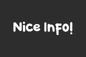 Nice Info Demo font