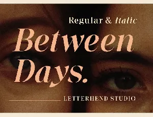 Between Days font