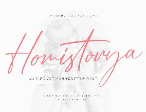 Homistorya font