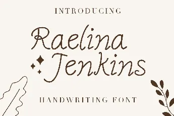 Raelina Jenkins font