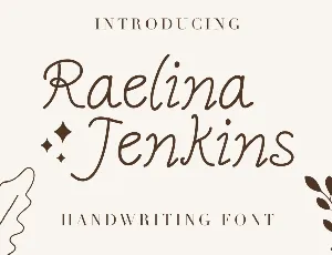 Raelina Jenkins font