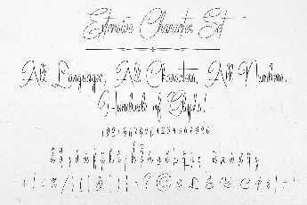 Bundey Script font