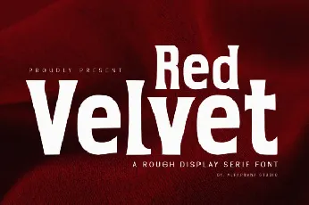 Red Velvet font