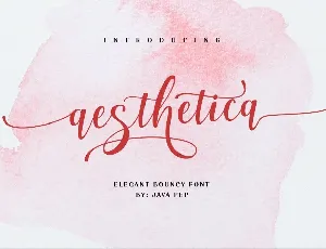 aesthetica demo font