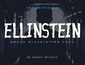 Ellinstein Brush font