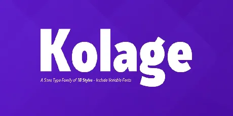 Kolage font