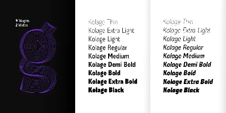 Kolage font