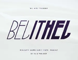 Belithel Free font