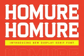 Homure font