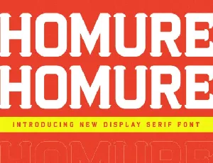 Homure font