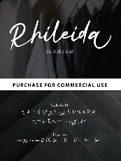 Rhiledia - Personal Use font