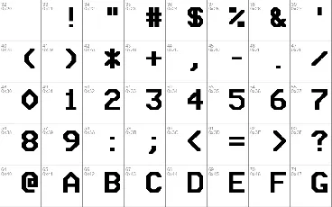 Bedstead font