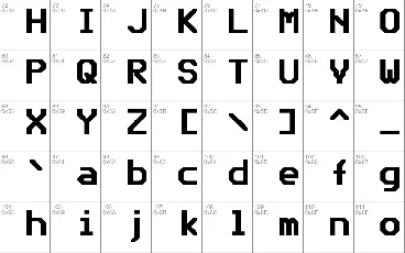 Bedstead font