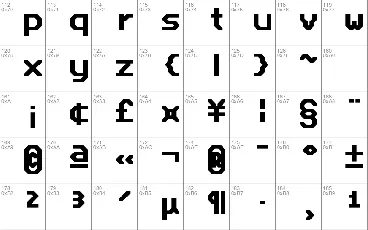 Bedstead font