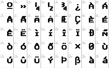 Bedstead font