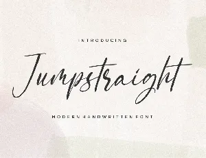 Jumpstraight font