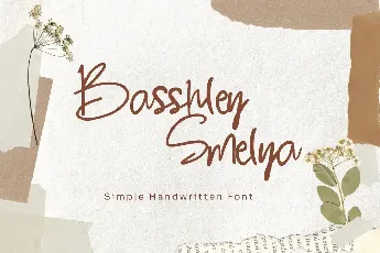 Basshley Smelya font