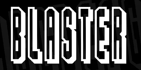 Blaster font