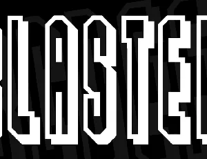 Blaster font