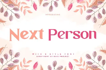 Next Person font