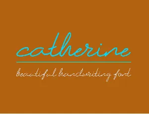 Catherine font