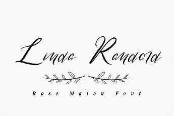 Rose Malow Script font