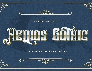 Hellios Gothic font