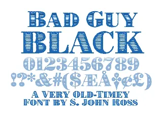 Bad Guy Black font