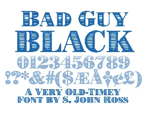 Bad Guy Black font