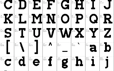 Manline Slabs font