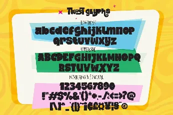 Twist font