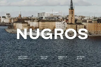 Nugros Family font