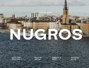 Nugros Family font