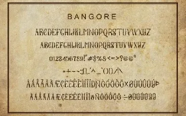 Bangore Blackletter font