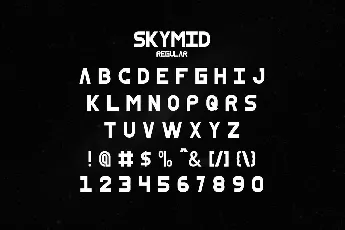 SkyMid font