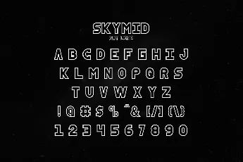 SkyMid font