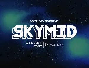 SkyMid font