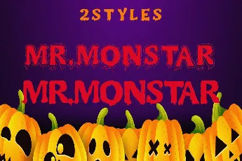 MR.MONSTAR font