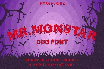 MR.MONSTAR font