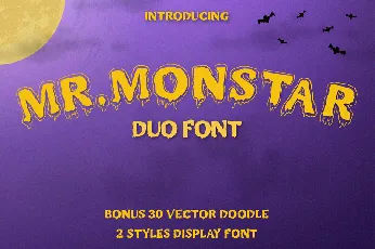 MR.MONSTAR font