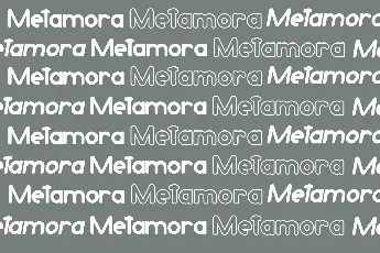 Metamora Demo font