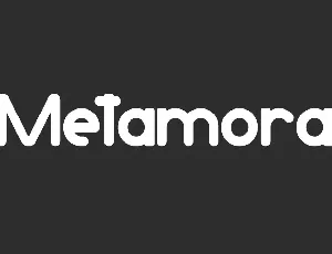 Metamora Demo font