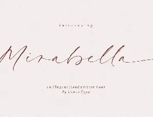 Mirabella font