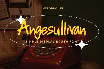 Angesullivan font