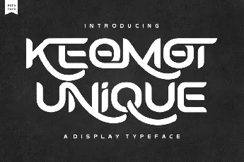 Keomot Unique Demo font