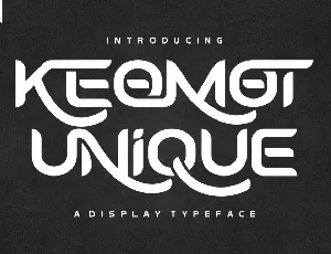 Keomot Unique Demo font
