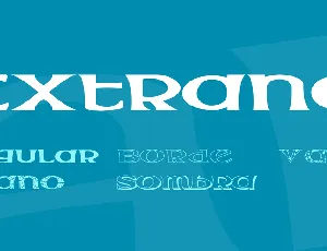 Extrano font