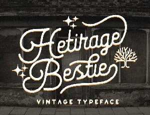 Heritage Bestie font