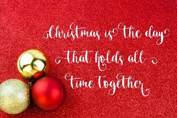 Christmas Moments font