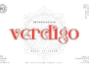 Verdigo font